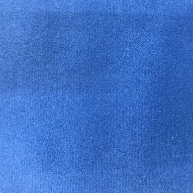 Velour Fabric in color Sapphire is a Solid Velvet Fabric pattern good for Drapery & Curtain Fabric