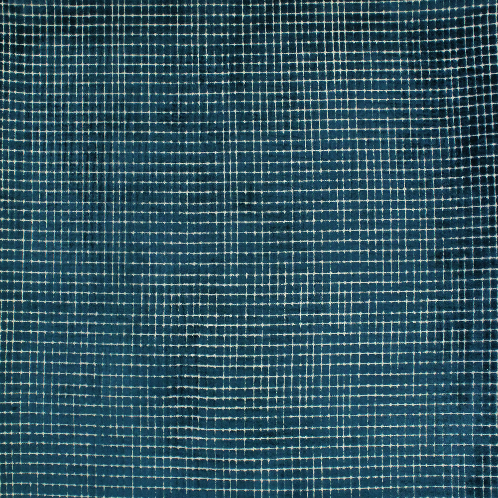 Vika Fabric | Geometric Cut Velvet