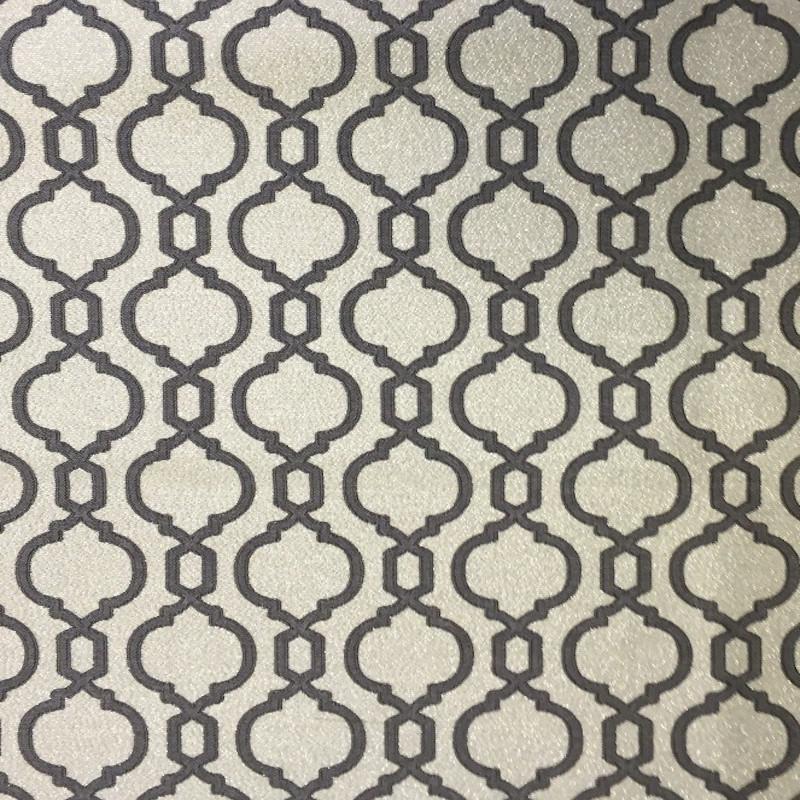 Vista Fabric in color Gray is a Two-Toned Modern Geometric Fabric pattern good for Drapery & Curtain Fabric