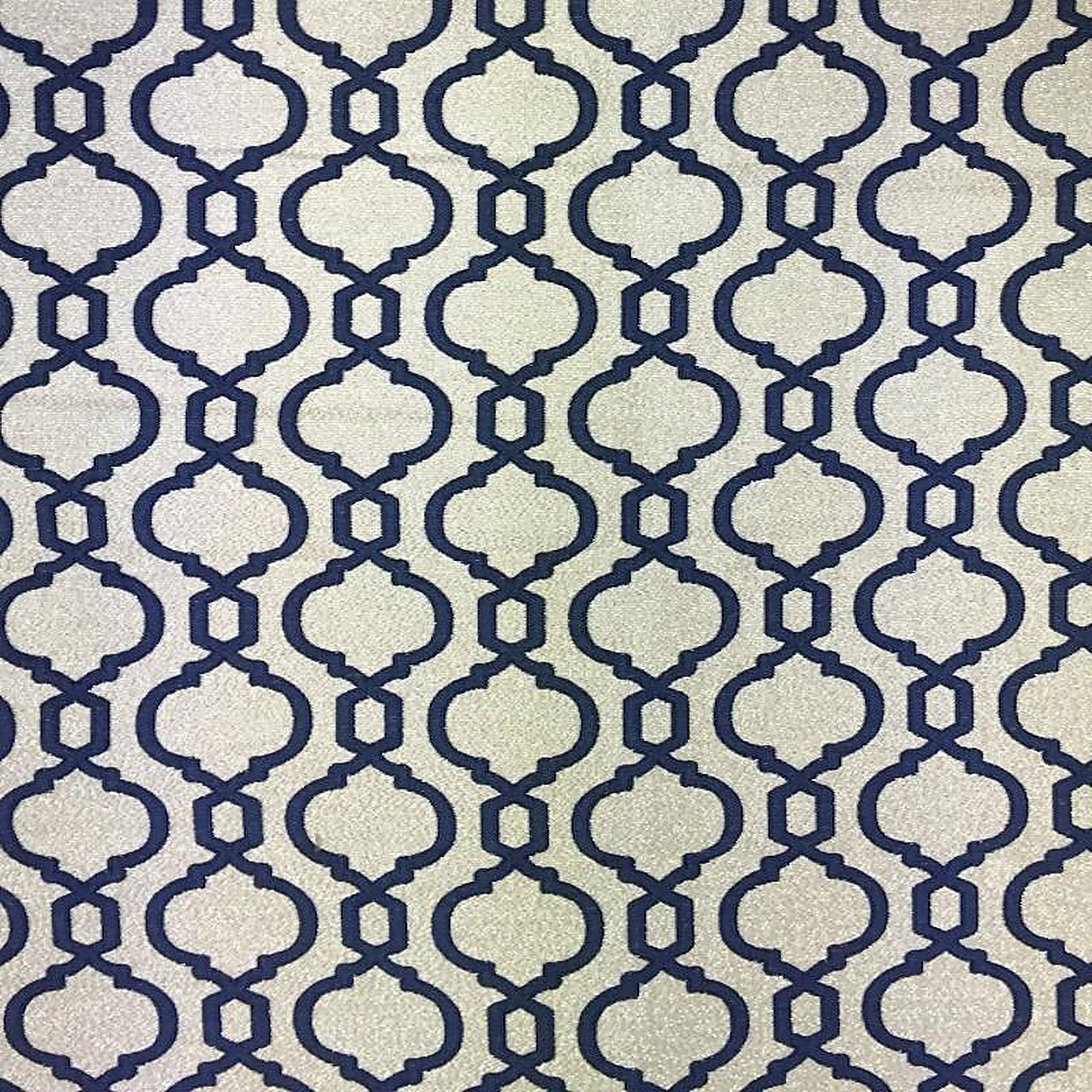 Vista Fabric in color Navy is a Two-Toned Modern Geometric Fabric pattern good for Drapery & Curtain Fabric