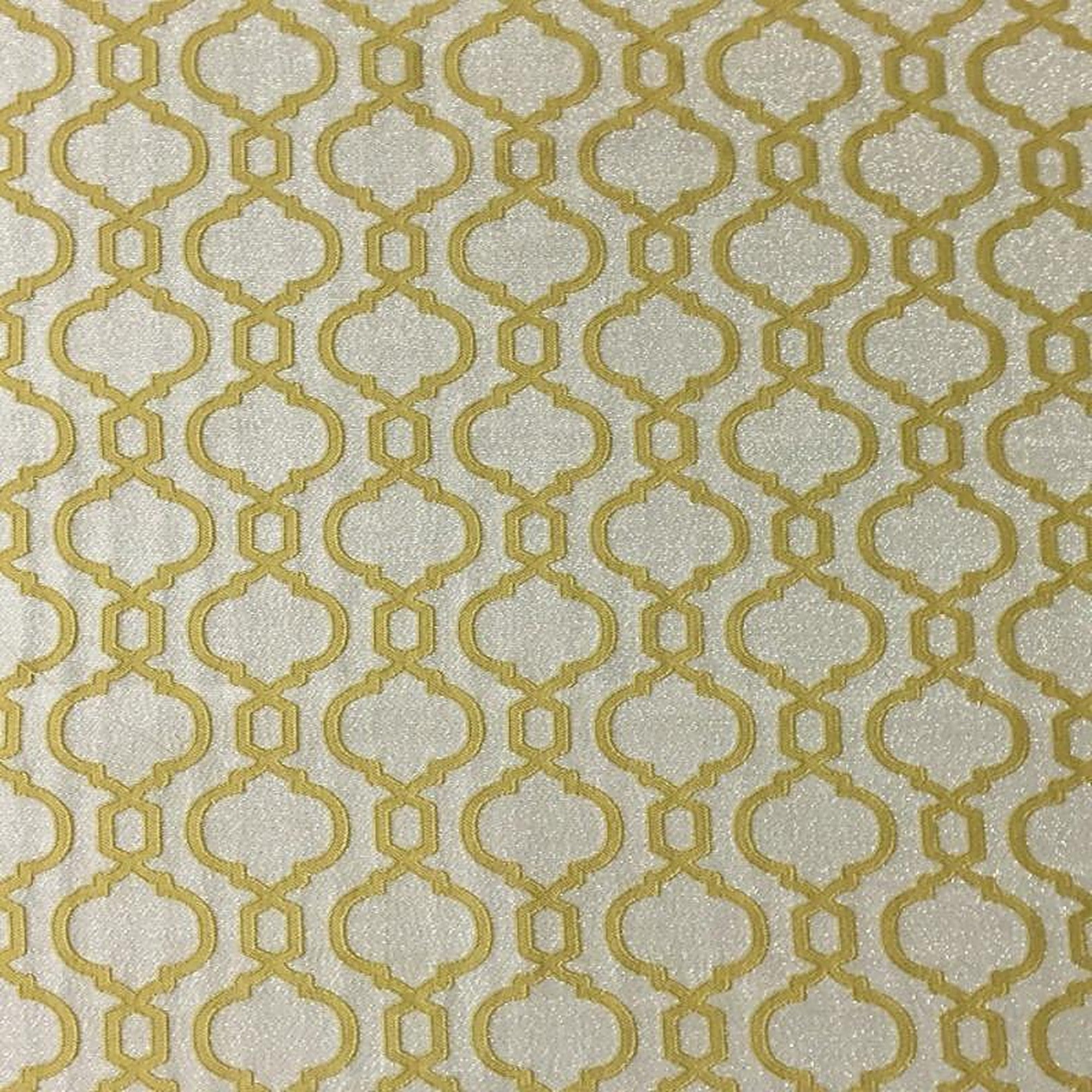 Vista Fabric in color Gold is a Two-Toned Modern Geometric Fabric pattern good for Drapery & Curtain Fabric