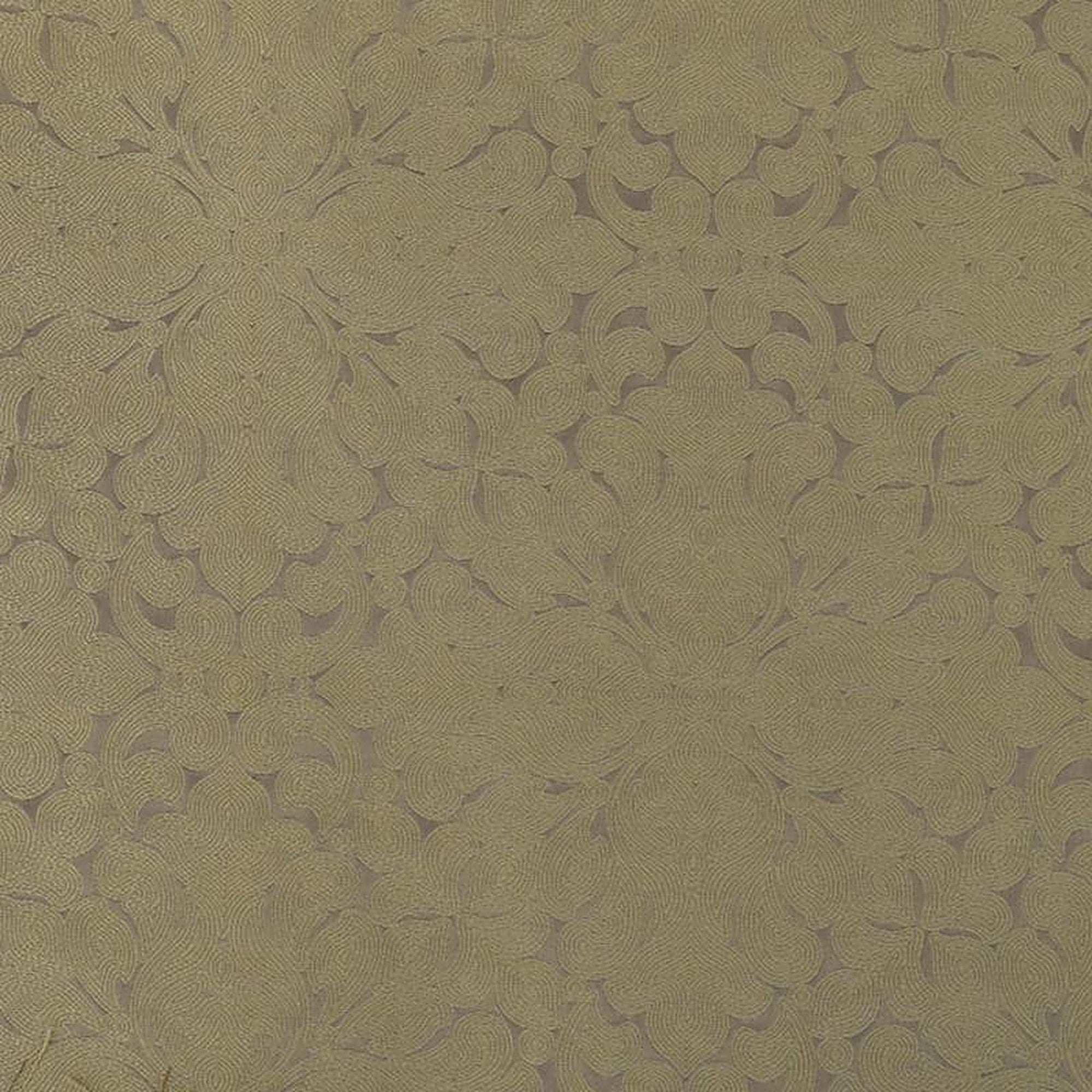 Washington Fabric in color Champagne is a Floral Embroidered Damask Fabric pattern good for Upholstery Fabric