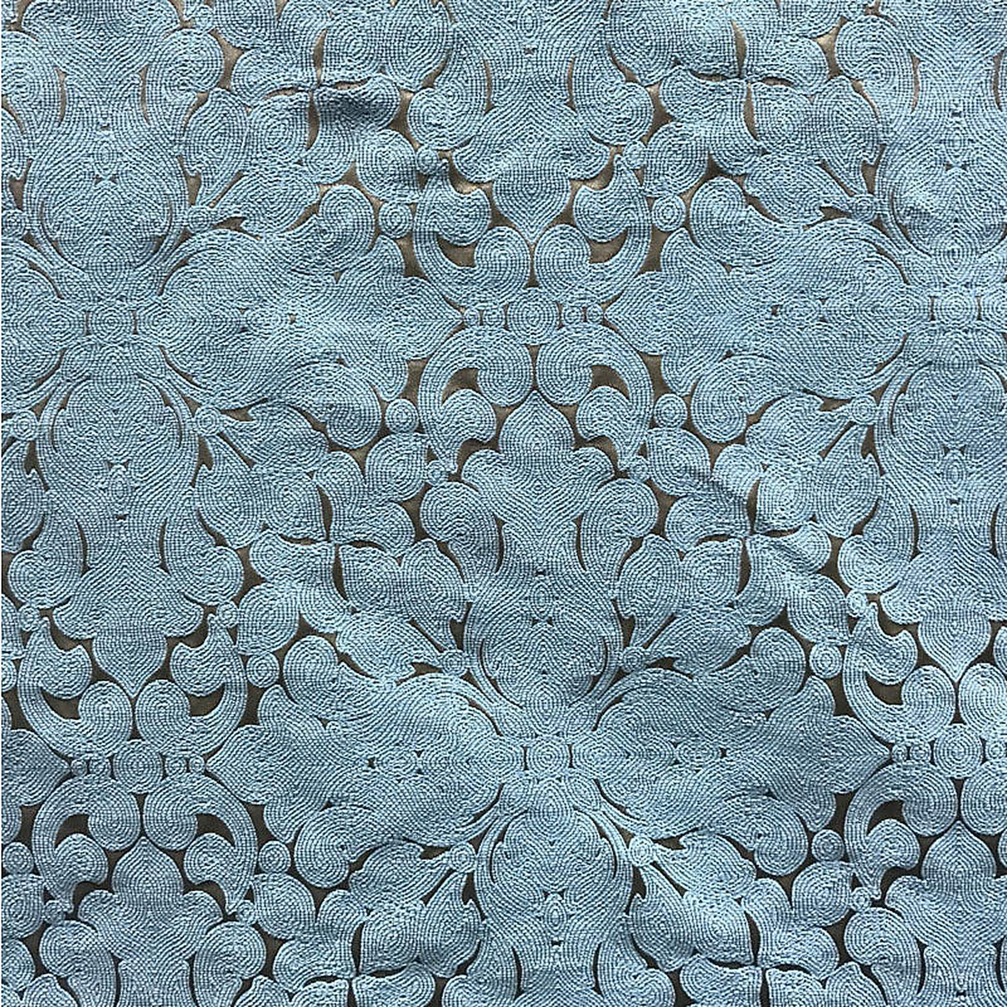 Washington Fabric in color Truffle is a Floral Embroidered Damask Fabric pattern good for Upholstery Fabric