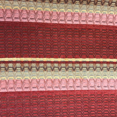 Westwood Fabric in color Tangerine is a Multicolored Chevron Fabric pattern good for Upholstery Fabric