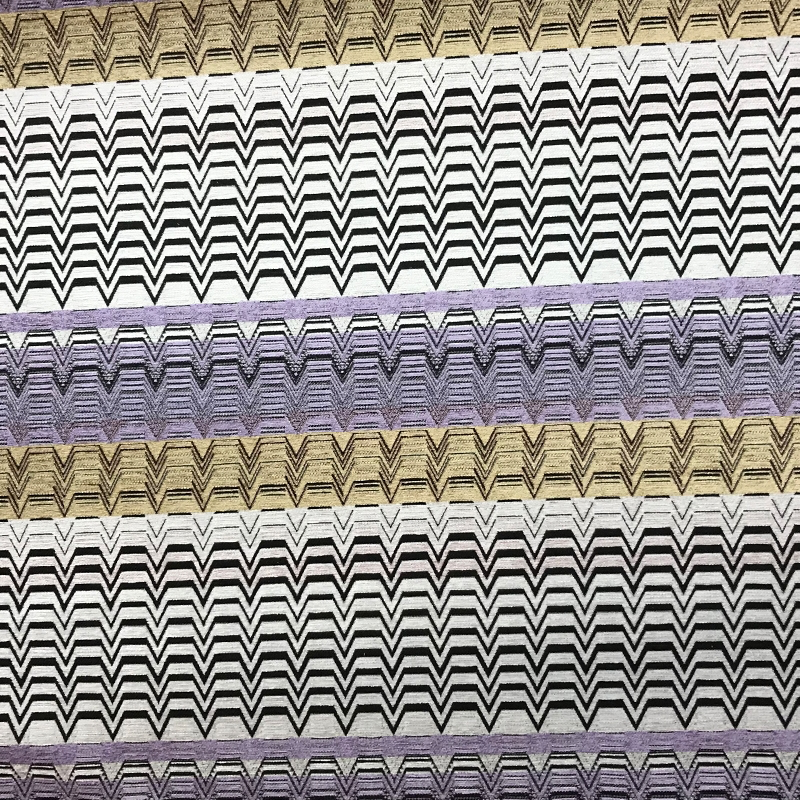Westwood Fabric in color Sangria is a Multicolored Chevron Fabric pattern good for Upholstery Fabric