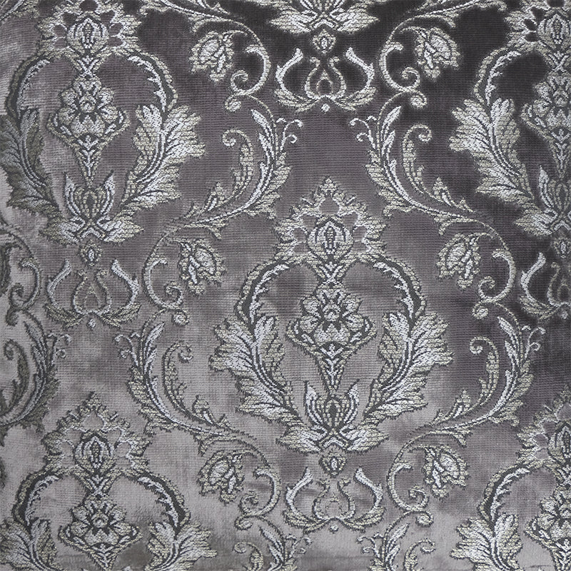 Rodeo Home Neiman Traditional Damask Velvet Fabric | Shop by The Yard Teal / Yard